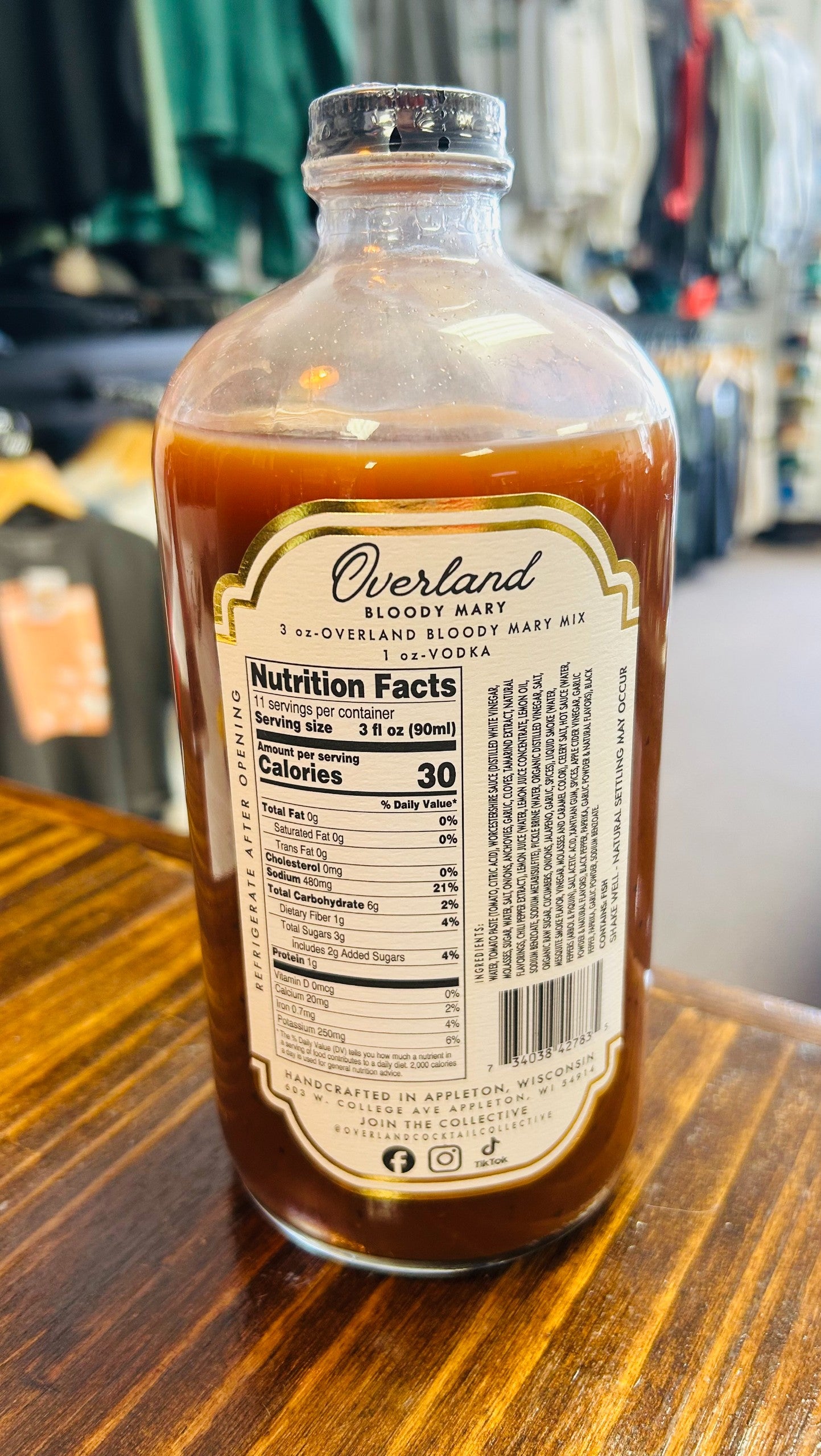 Overland - Bloody Mary Mix, 32 oz | LoCo WisCo